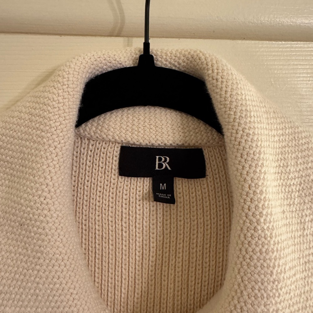 Banana Republic Off-White Knit Jacket - Picture 3 of 9